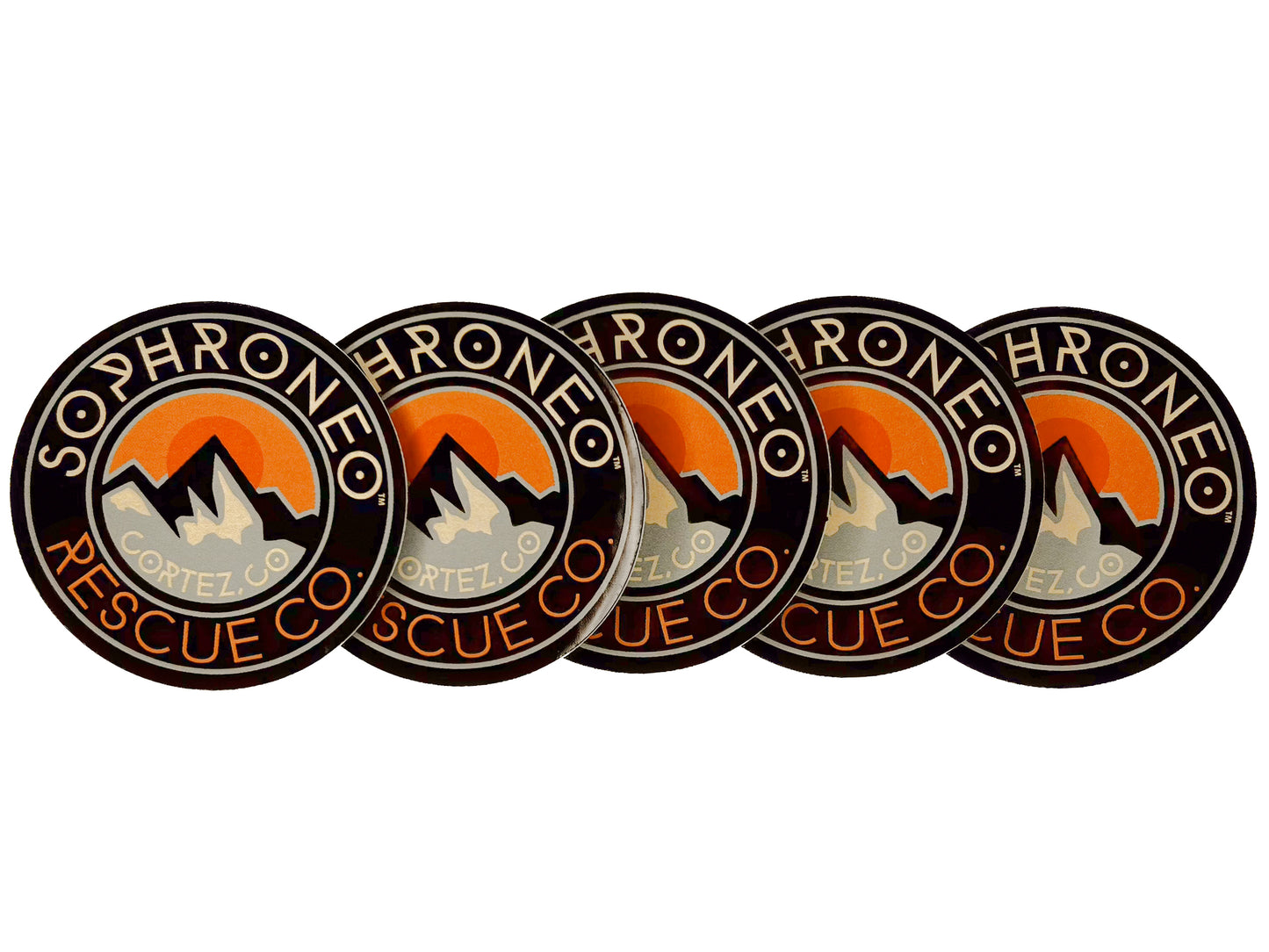 Sophroneo Rescue Co. Lifestyle Stickers (5 Pack)
